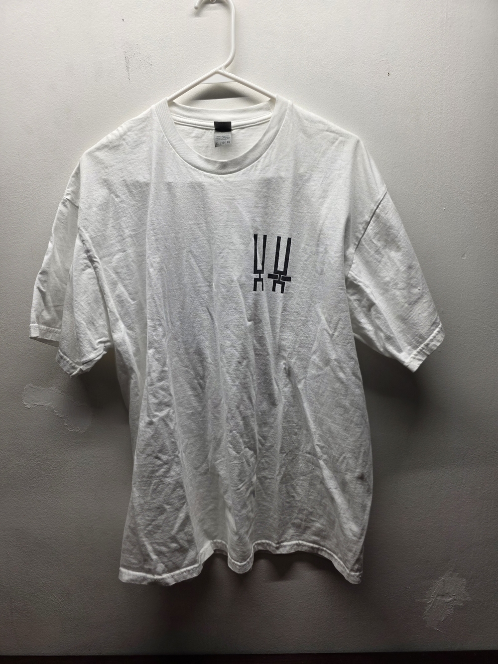 Pet Shop Boys "Blossom Mask" white T-shirt Dreamworld Tour Mens XL